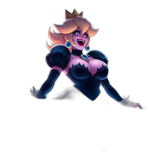 crown, staff, weapon, creature transparent PNG cut-out