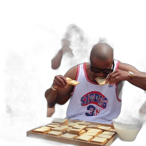 competitive, eating, contest, man transparent PNG cut-out