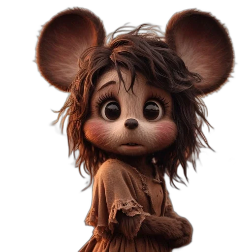 creature, animal, face, staff transparent PNG cut-out