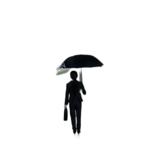 umbrella, staff, dress, jacket transparent PNG cut-out