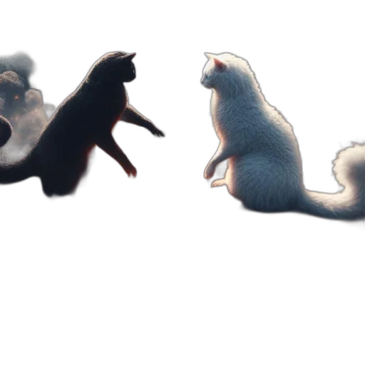creature, animal, concept art, 3d render transparent PNG cut-out