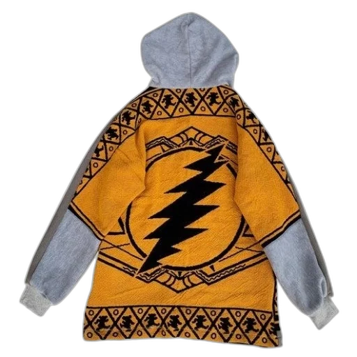 jacket, yellow, hoodie, black transparent PNG cut-out