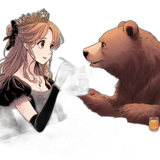 concept art, fantasy art, anime, watercolor transparent PNG cut-out