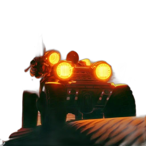 car, robot, weapon, creature transparent PNG cut-out