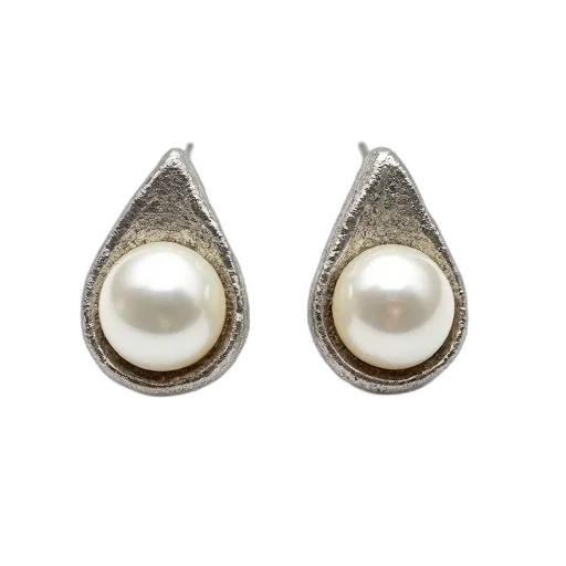 jewelry, pair, earrings, textured transparent PNG cut-out