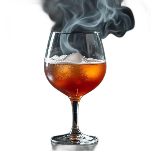 bottle, fire, smoking, glass transparent PNG cut-out