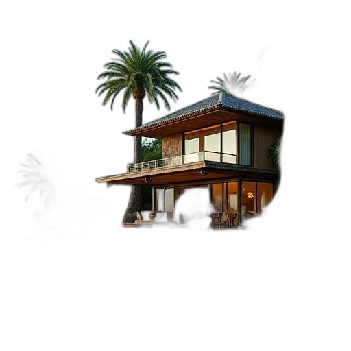 building, furniture, 3d render, concept art transparent PNG cut-out