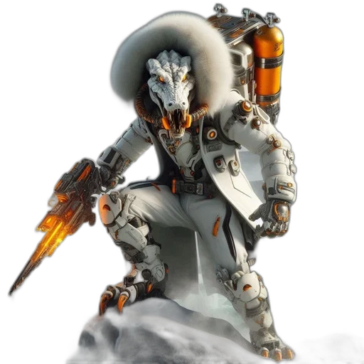 robot, weapon, dragon, sword transparent PNG cut-out