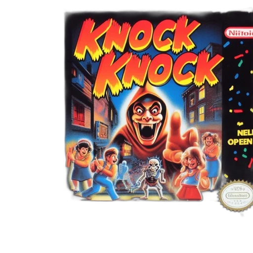 nes, cartridge, knock, game transparent PNG cut-out
