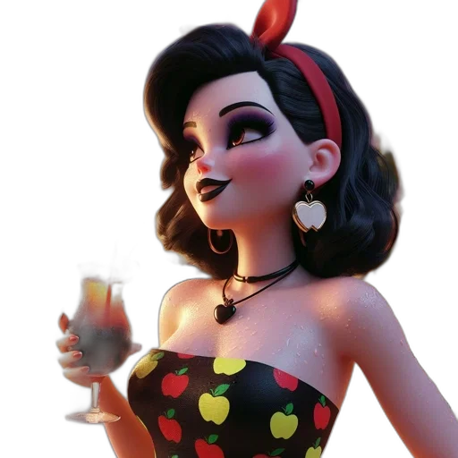 dress, 3d render, cartoon, concept art transparent PNG cut-out