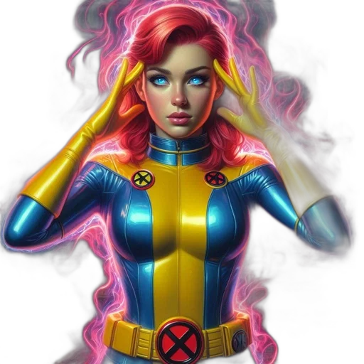 comic book art, concept art, fantasy art, cyberpunk transparent PNG cut-out