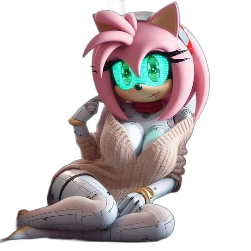 robot, creature, animal, staff transparent PNG cut-out