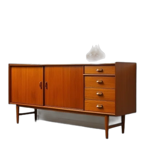 furniture, 3d render, earth tones, mid transparent PNG cut-out