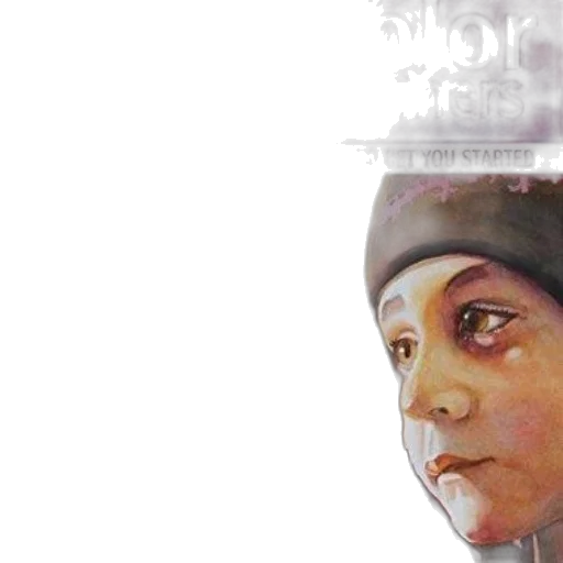 face, photorealistic, oil painting, concept art transparent PNG cut-out