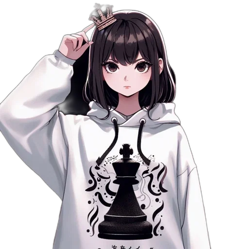 dress, jacket, crown, staff transparent PNG cut-out