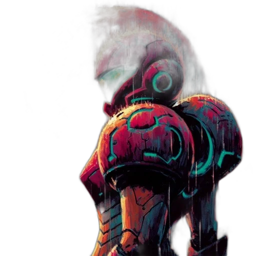 robot, mask, weapon, creature transparent PNG cut-out