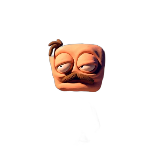 mask, face, creature, staff transparent PNG cut-out