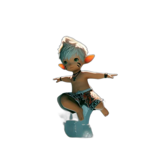 staff, jewelry, creature, 3d render transparent PNG cut-out