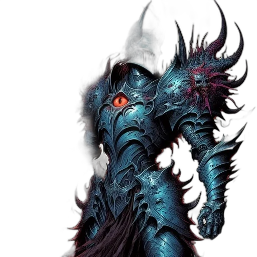 dragon, creature, staff, sword transparent PNG cut-out