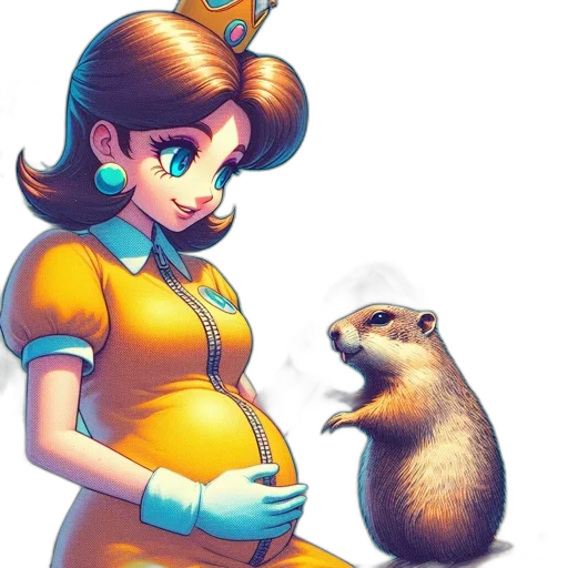 animal, dress, creature, staff transparent PNG cut-out