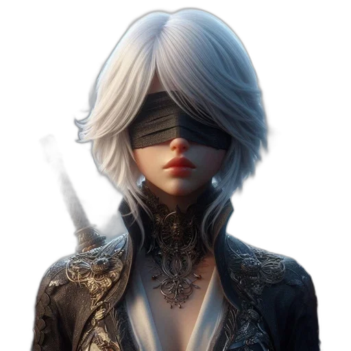 mask, face, staff, sword transparent PNG cut-out
