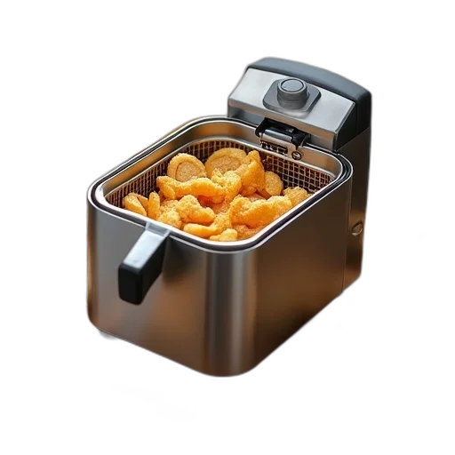 food, robot, 3d render, photorealistic transparent PNG cut-out
