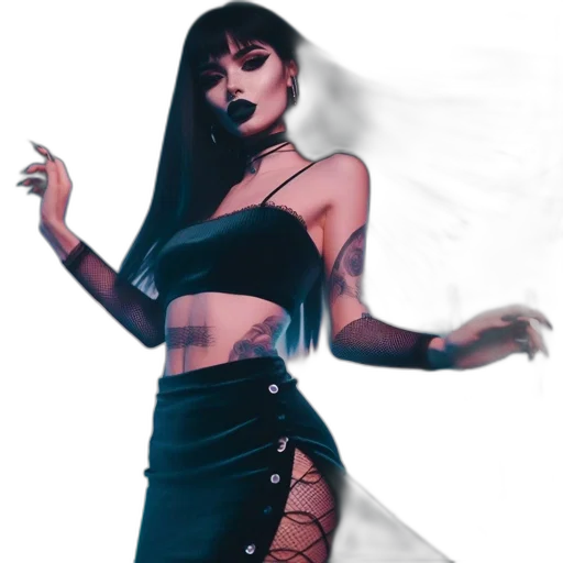 dress, creature, cyberpunk, concept art transparent PNG cut-out