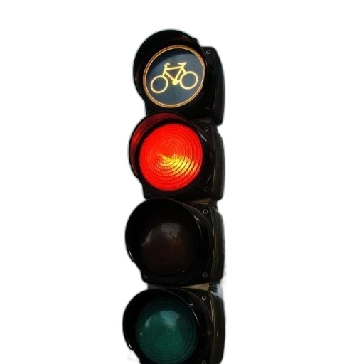 traffic, light, bicycle, symbol transparent PNG cut-out