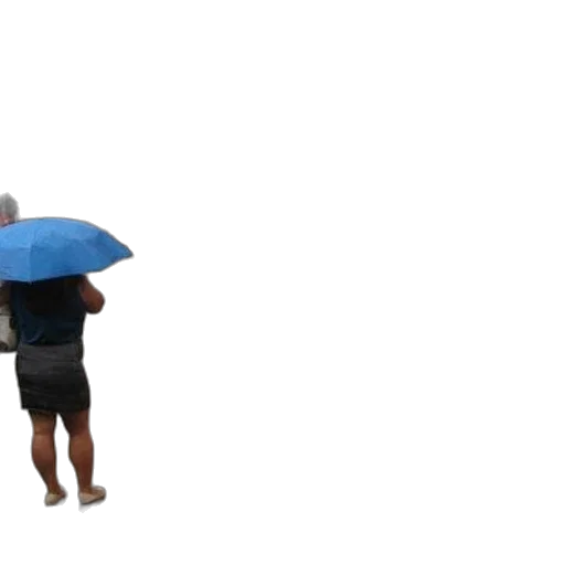 umbrella, hat, staff, jacket transparent PNG cut-out