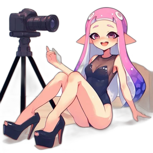 dress, weapon, staff, robot transparent PNG cut-out