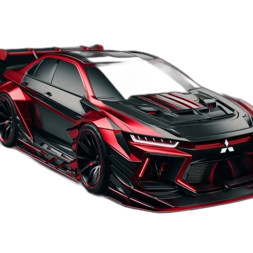 car, weapon, 3d render, concept art transparent PNG cut-out