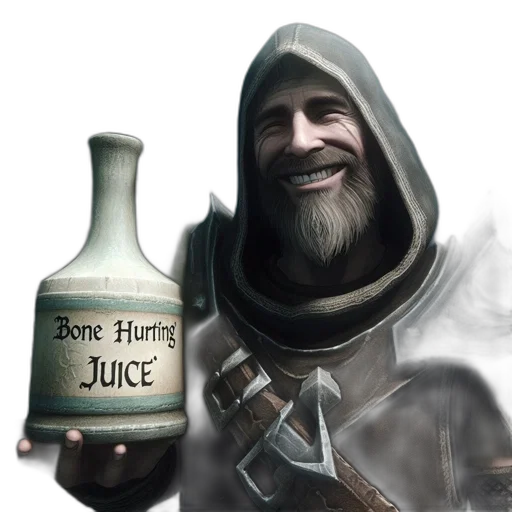 bottle, concept art, fantasy art, photorealistic transparent PNG cut-out