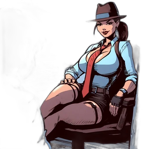 hat, staff, comic book art, concept art transparent PNG cut-out