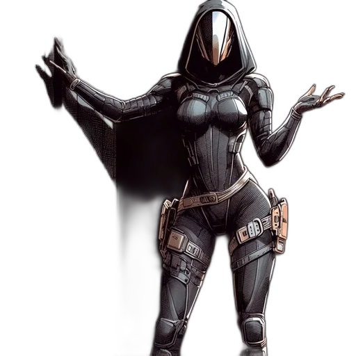 robot, mask, concept art, comic book art transparent PNG cut-out