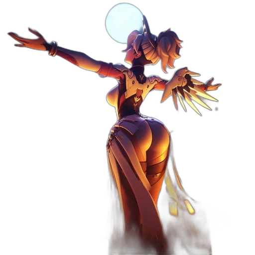 staff, dress, concept art, fantasy art transparent PNG cut-out