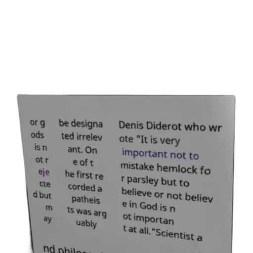 3d render, quote, denis, diderot transparent PNG cut-out