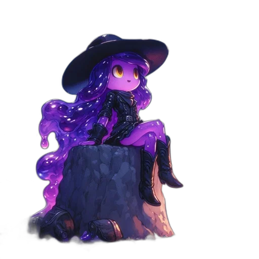 dress, hat, crown, creature transparent PNG cut-out