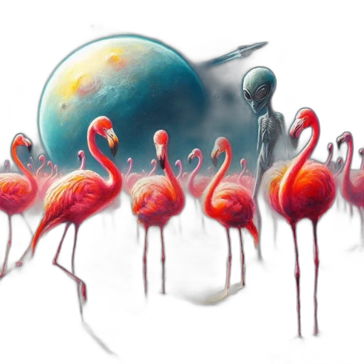 animal, concept art, watercolor, 3d render transparent PNG cut-out