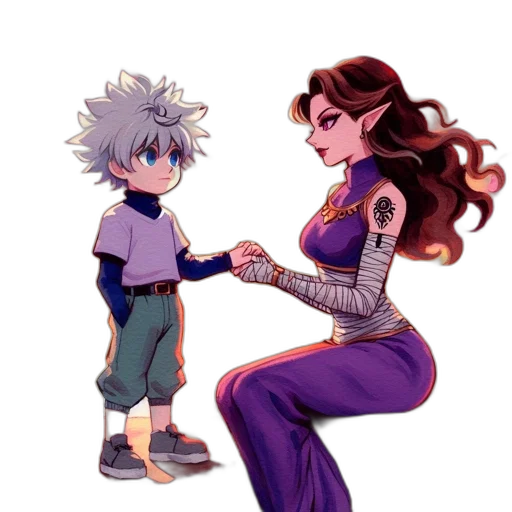 pixel art, anime, concept art, comic book art transparent PNG cut-out