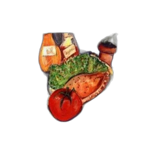 food, bottle, jewelry, photorealistic transparent PNG cut-out
