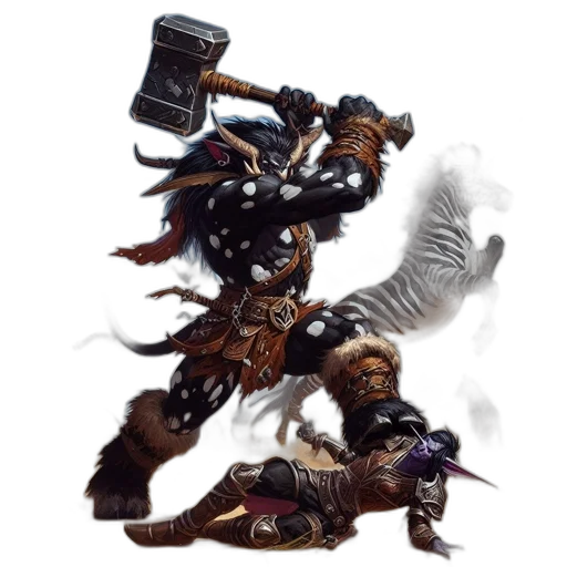 staff, weapon, creature, animal transparent PNG cut-out