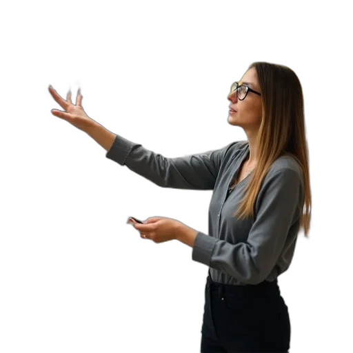 staff, jacket, jewelry, dress transparent PNG cut-out