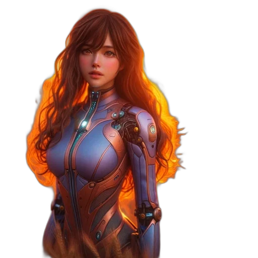 concept art, fantasy art, comic book art, 3d render transparent PNG cut-out