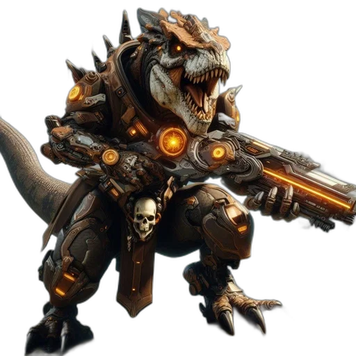 dragon, weapon, robot, animal transparent PNG cut-out