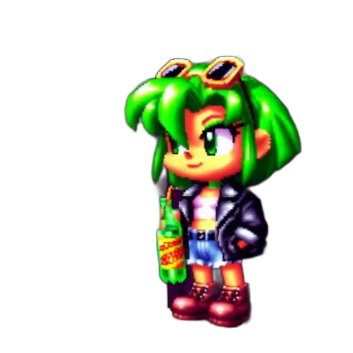 jacket, robot, weapon, staff transparent PNG cut-out