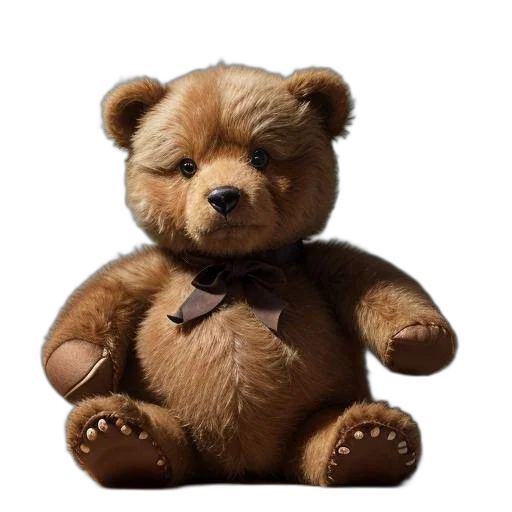 animal, 3d render, photorealistic, brown transparent PNG cut-out