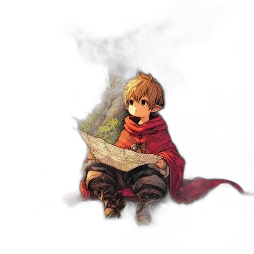 dragon, sword, mask, staff transparent PNG cut-out