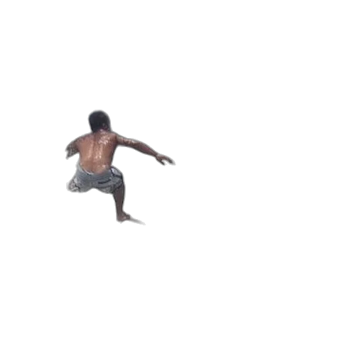 creature, surfer, rides, wave transparent PNG cut-out