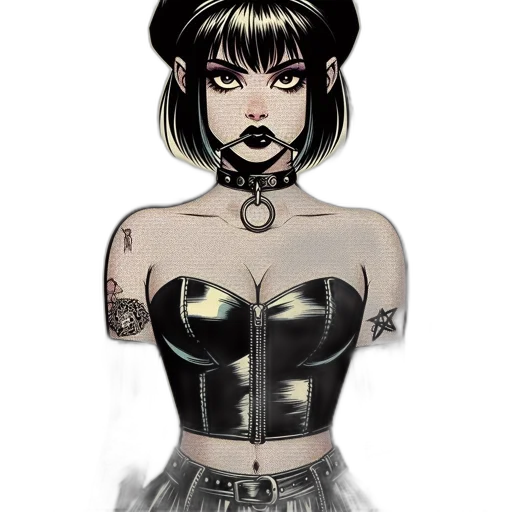 dress, jewelry, cartoon, comic book art transparent PNG cut-out