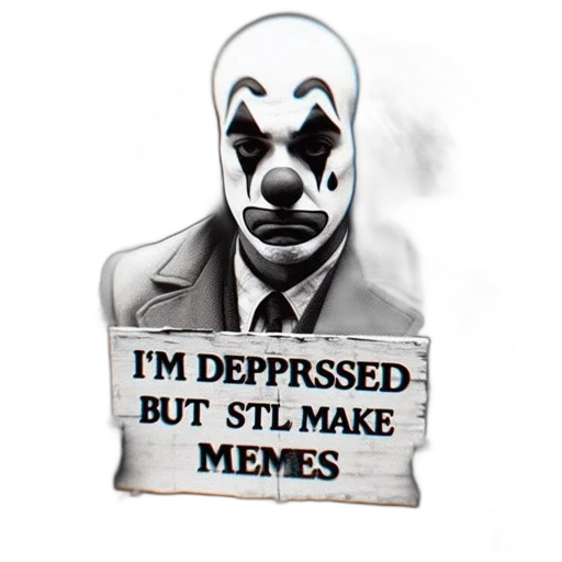 mask, animal, face, comic book art transparent PNG cut-out